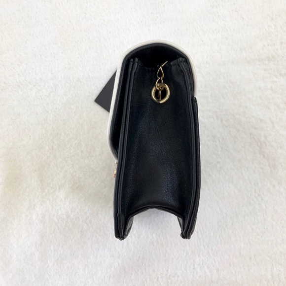 NWT Black & White INC Hadley Crossbody Purse - Picture 4 of 8